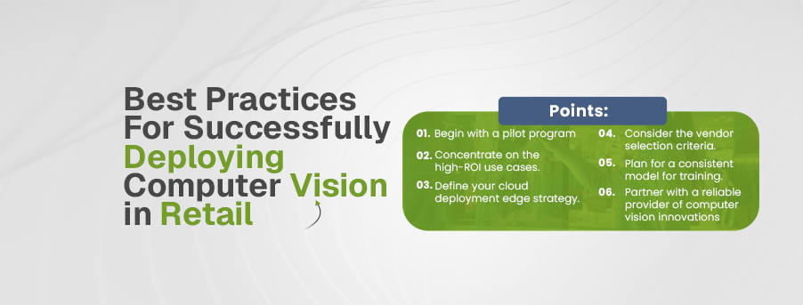 Best practices for successfully deploying computer vision in retail